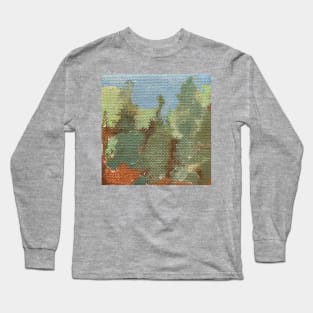 watercolour forest Long Sleeve T-Shirt